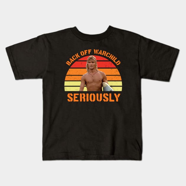 Back Off Seriously Kids T-Shirt by yasine-bono